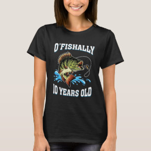 T-shirt O Pêche 10 ans Pêcheur 10e Bir