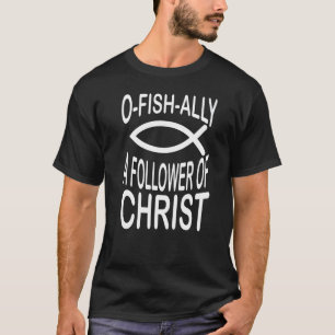 T-shirt O Poisson Allié Christ disciple chrétien catholiqu