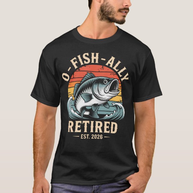 T-shirt Ô Poisson Allié Retraité (Devant)