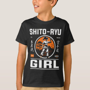 T-shirt O Ryu Girl Précision Et Style En Design Karaté!
