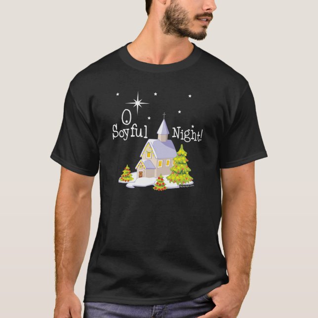 T-shirt O Soif Night Christmas (Devant)