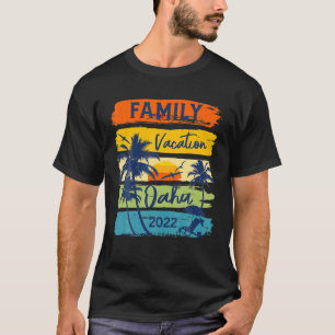 T-shirt Oahu Hawaii Hawaii Vacation Hawaiian 2022 Famille