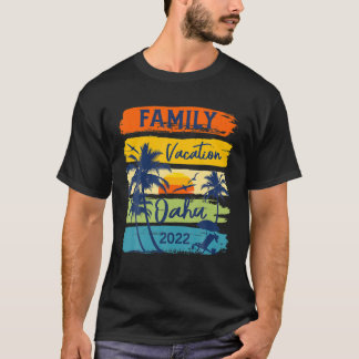 T-shirt Oahu Hawaii Hawaii Vacation Hawaiian 2022 Famille 