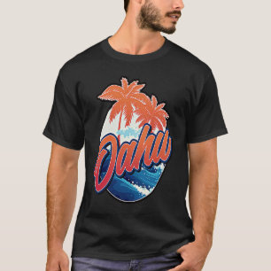 T-shirt Oahu Hawaii Vacances hawaïennes Oahu Souvenir