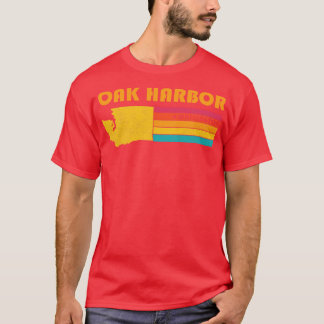 T-shirt Oak Harbour Washington Souvenir Vintage désorganis