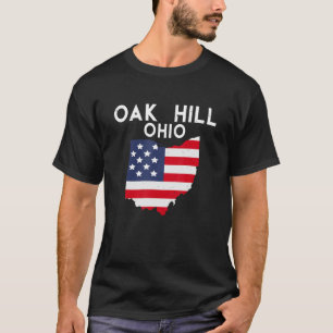 T-shirt Oak Hill Ohio USA State America Travel Ohioan
