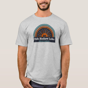 T-shirt Oak Hollow Lake Caroline du Nord Rainbow