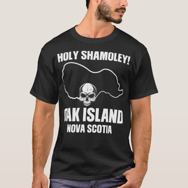 T-shirt Oak Island Canada Chasse Chasse Oakland Chasseurs (Devant)