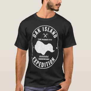 T-shirt Oak Island Expédition Chasse au trésor Retro Myste