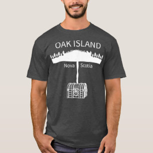 T-shirt Oak Island Histoire Trésor Poitrine Curse Saison 