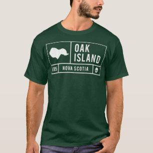 T-shirt Oak Island Island et cadeau au trésor
