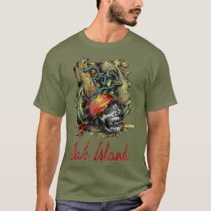 T-shirt Oak Island Mystery Cursus Pirate Map Chevaliers