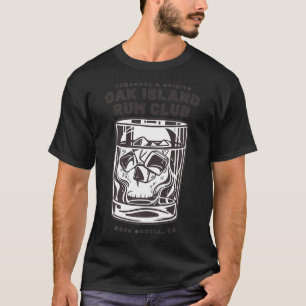 T-shirt Oak Island Rum Club Funny Templar Treasure Cadeau