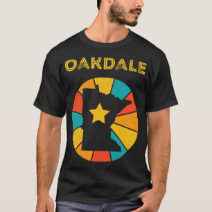 T-shirt Oakdale Minnesota Vintage Souvenir désorganisé 1