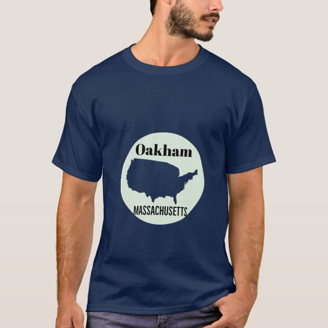 T-shirt Oakham Massachusetts 4 (Devant)
