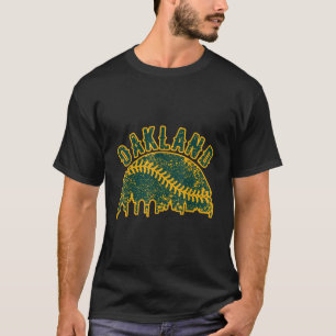 T-shirt Oakland Baseball Gameday en détresse