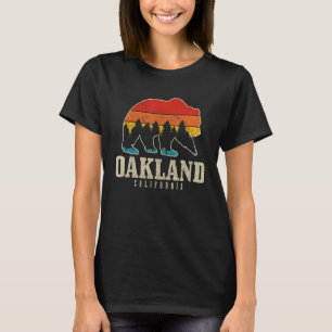 T-shirt Oakland California Bear Nature Vintage Grizzly 1
