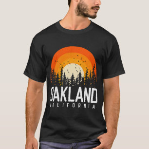 T-shirt Oakland Californie CA Vintage les années 70 80s 90