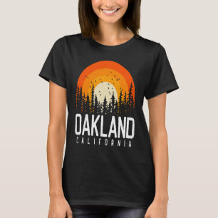 T-shirt Oakland Californie CA Vintage les années 70 80s 90