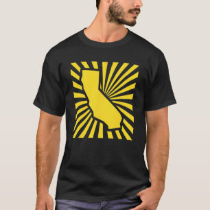 T-shirt Oakland Californie Kelly Vert Et Jaune Explosion G