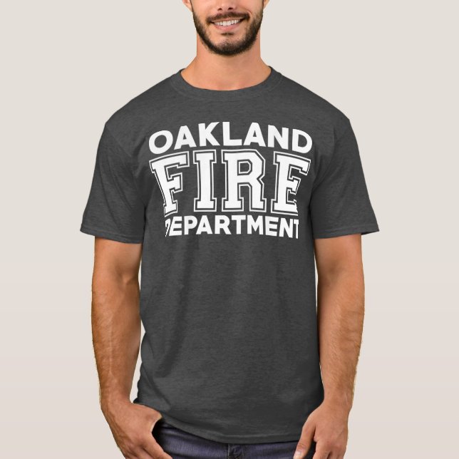 T-shirt Oakland Fire Department California Firefighters (Devant)
