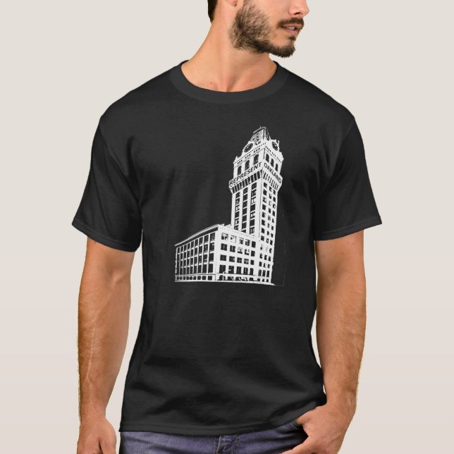 T-shirt Oakland Tribune représentent (www.repoakland.com) (Devant)