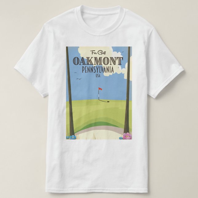T-shirt Oakmont Pennsylvania Golf (Design devant)