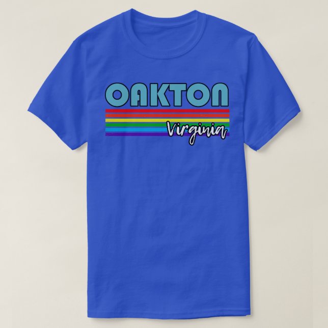 T-shirt Oakton Virginia Pride Oakton LGBT Cadeau LGBT Supp (Design devant)