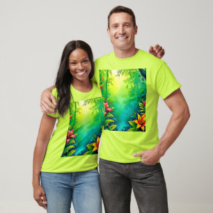 T-shirt Oasis de la jungle tropicale luxuriante