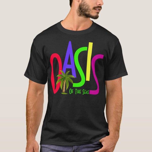 T-shirt Oasis des mers - occidentales (Devant)