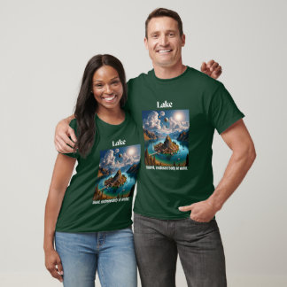 T-shirt Oasis du lac Tranquil : Eaux intérieures Tee