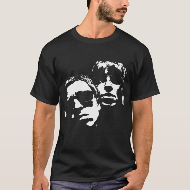T-shirt OASIS - Liam & Noel - Silhouette Live 2025 (Devant)