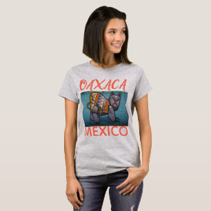 T-shirt Oaxaca, Mexico street graffitti mural cat
