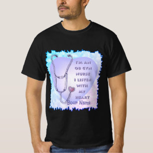 T-shirt Ob Gyn Nurse Heart