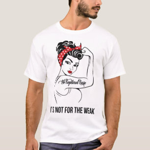 T-shirt Ob Infirmière inscrite Ce n'est pas pour les faibl
