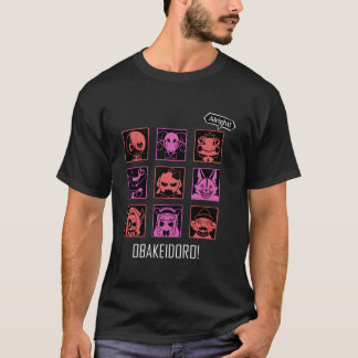 T-shirt Obakeidoro Icons Of Monster In-Game Color