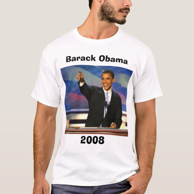 T-shirt obama6, Barack Obama, 2008 (Devant)