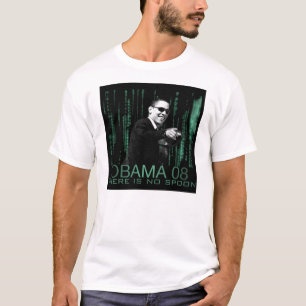 T-shirt Obama 08 : Il n'y a aucune cuillère