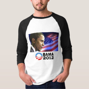 T-shirt Obama 2012 (patriote)