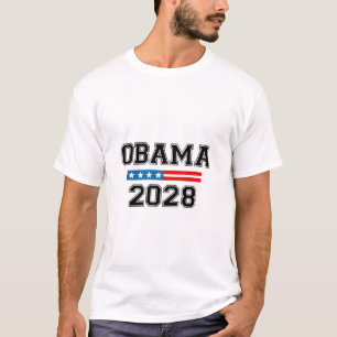 T-shirt Obama 2028 Démocratie Election USA