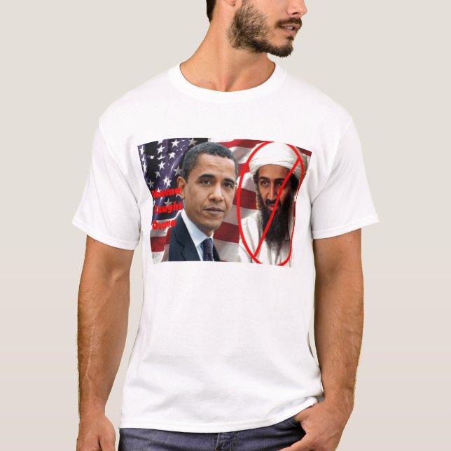 T-shirt Obama a attrapé Osama (Devant)