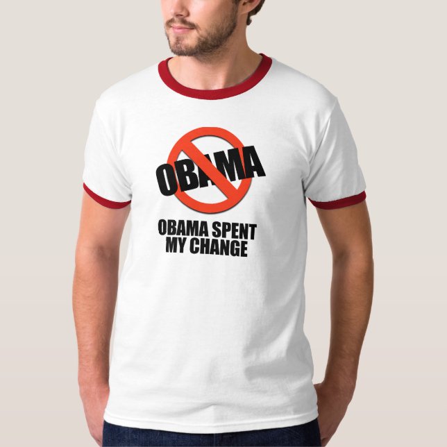 T-SHIRT OBAMA A DÉPENSÉ MON CHANGEMENT (Devant)