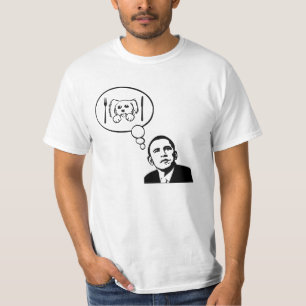 T-shirt Obama a mangé la chemise de chien