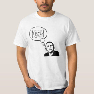 T-shirt Obama a mangé la chemise de chien
