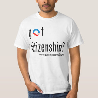 T-shirt Obama a obtenu la citoyenneté ?