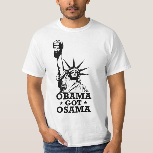 T-shirt obama a obtenu l'osama (Devant)