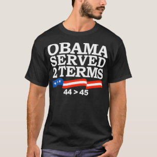 T-shirt Obama a servi deux mandats