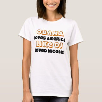 T-shirt Obama aime l'Amérique comme