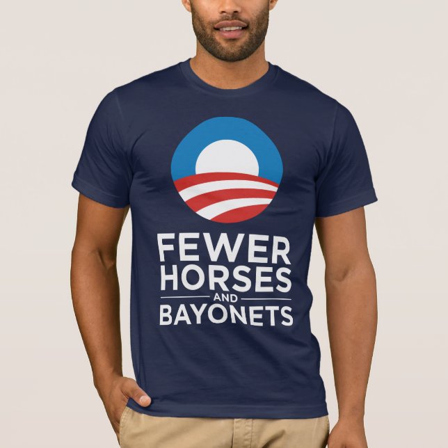 T-shirt Obama Biden 2012 moins de chevaux et de (Devant)
