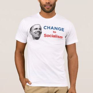 T-shirt Obama : Changez en le socialisme